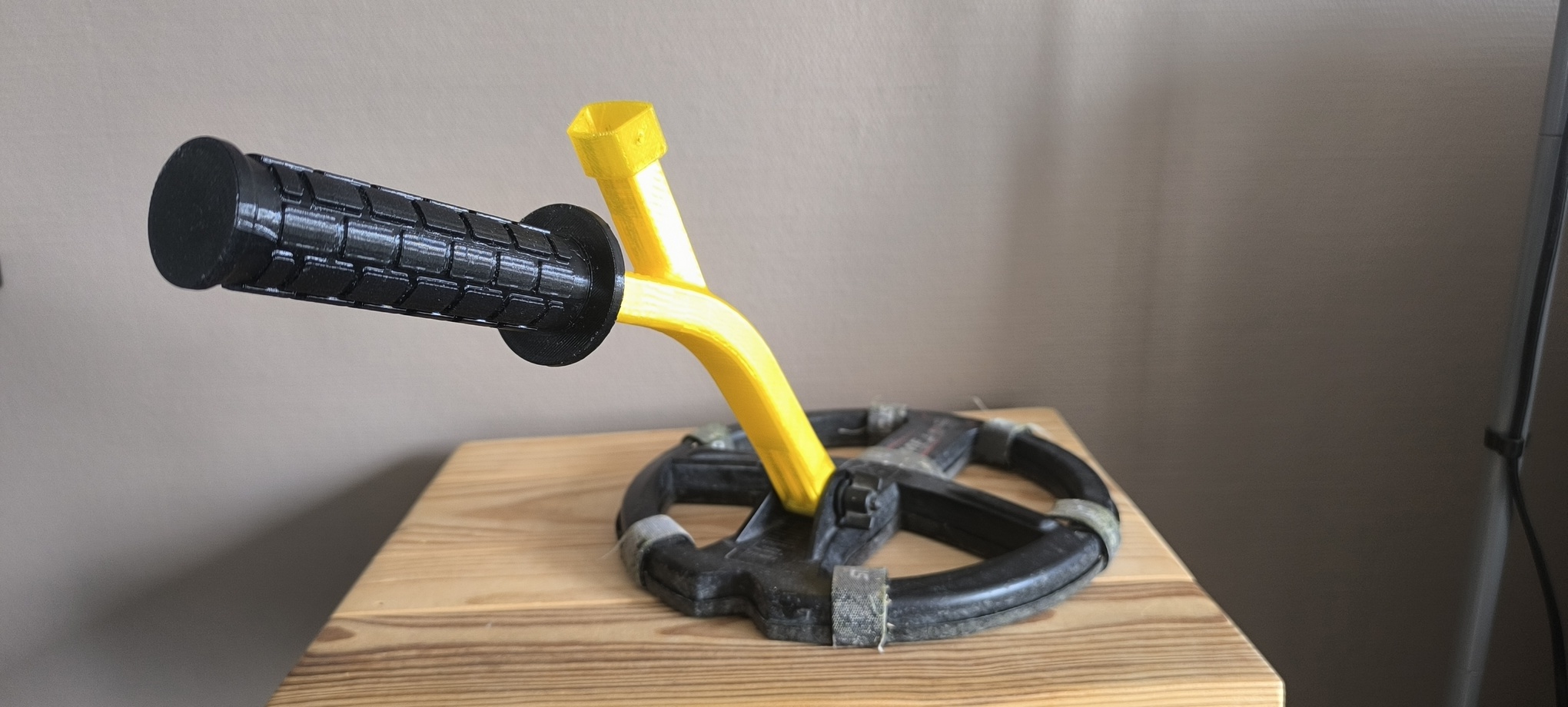 Poignée pour disque détection avec support télécommande